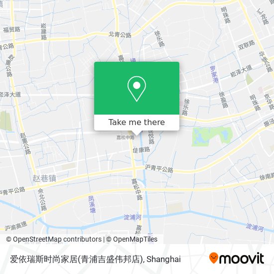 爱依瑞斯时尚家居(青浦吉盛伟邦店) map
