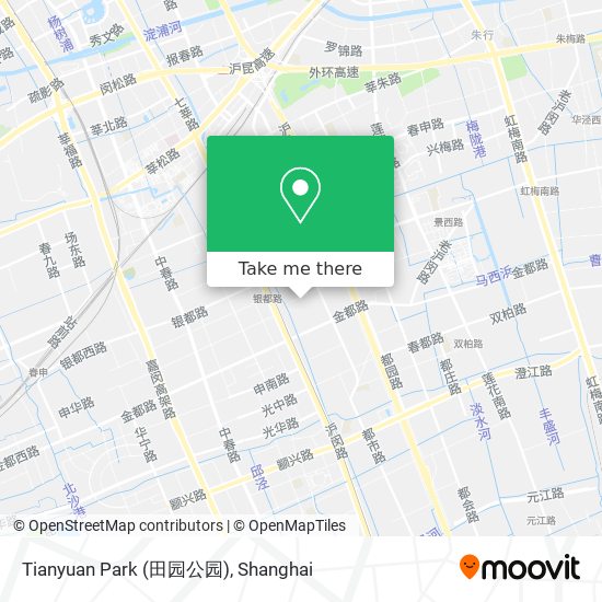 Tianyuan Park (田园公园) map
