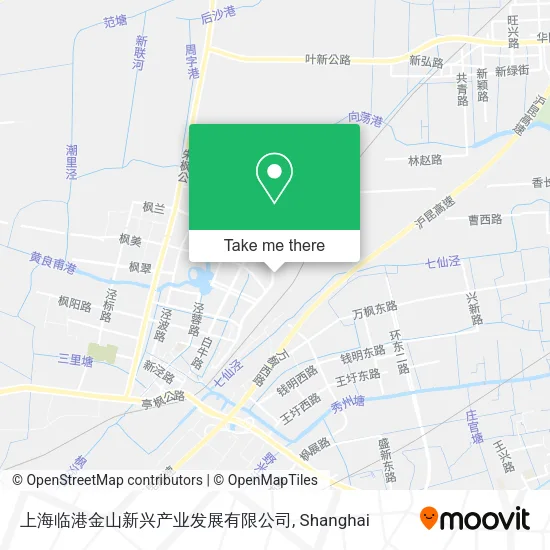 上海临港金山新兴产业发展有限公司 map