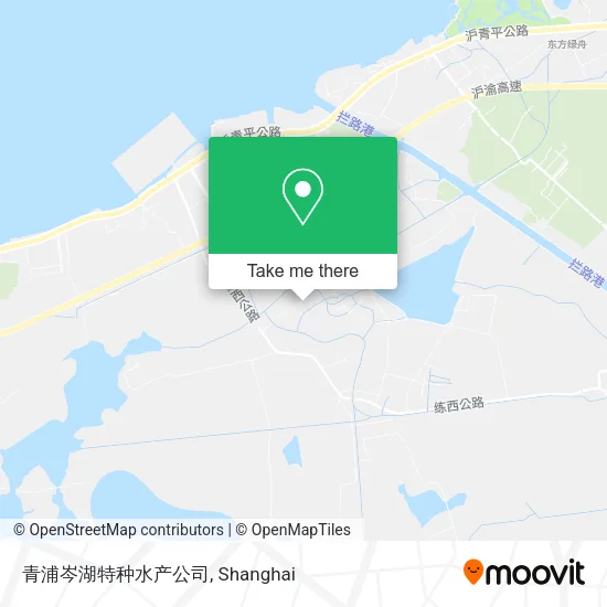 青浦岑湖特种水产公司 map