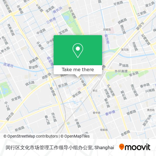 闵行区文化市场管理工作领导小组办公室 map