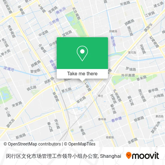 闵行区文化市场管理工作领导小组办公室 map