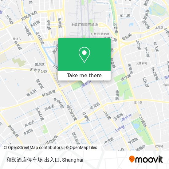 和颐酒店停车场-出入口 map