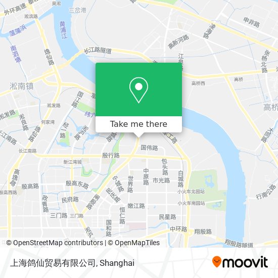 上海鸽仙贸易有限公司 map