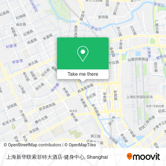 上海新华联索菲特大酒店-健身中心 map
