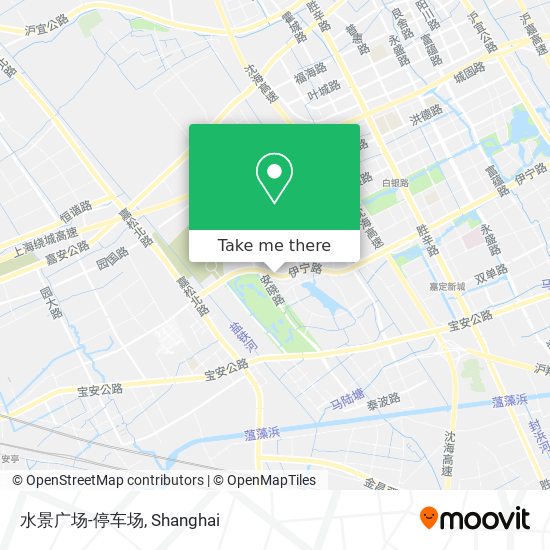 水景广场-停车场 map