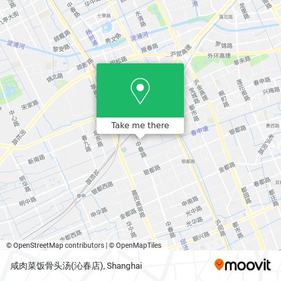 咸肉菜饭骨头汤(沁春店) map