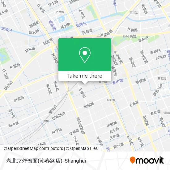 老北京炸酱面(沁春路店) map