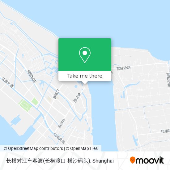 长横对江车客渡(长横渡口-横沙码头) map