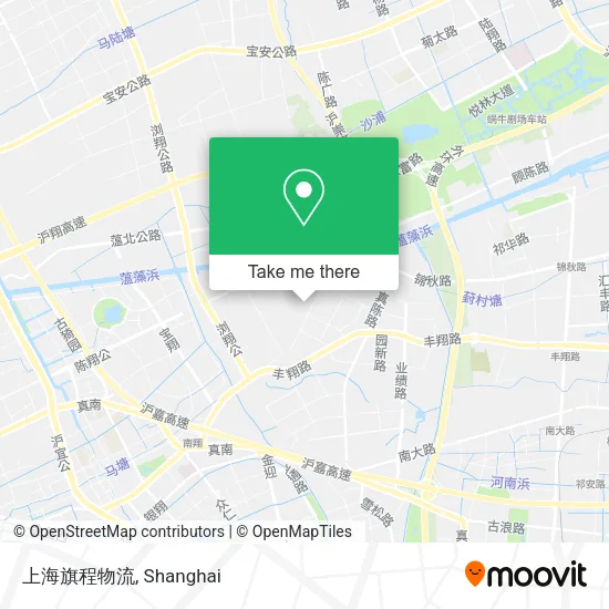 上海旗程物流 map