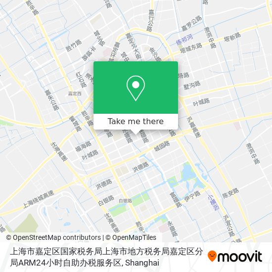 上海市嘉定区国家税务局上海市地方税务局嘉定区分局ARM24小时自助办税服务区 map