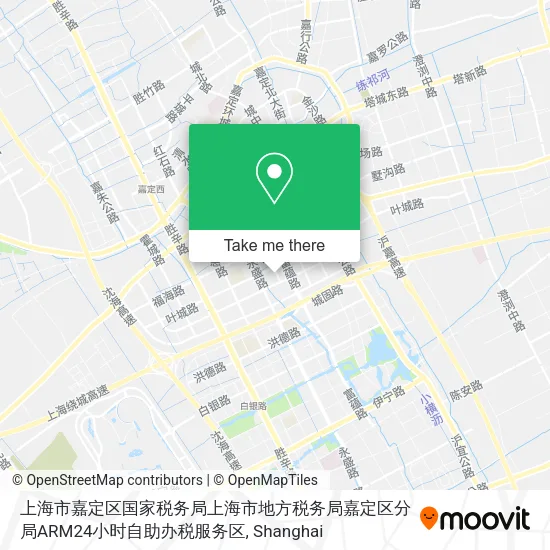 上海市嘉定区国家税务局上海市地方税务局嘉定区分局ARM24小时自助办税服务区 map