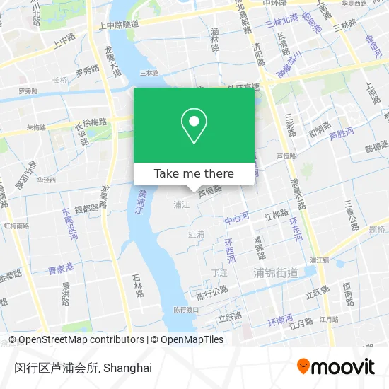 闵行区芦浦会所 map