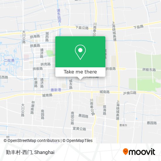 勤丰村-西门 map
