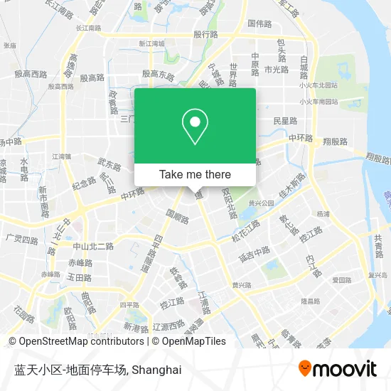 蓝天小区-地面停车场 map