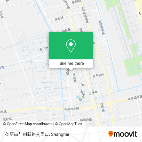 创新街与创新路交叉口 map