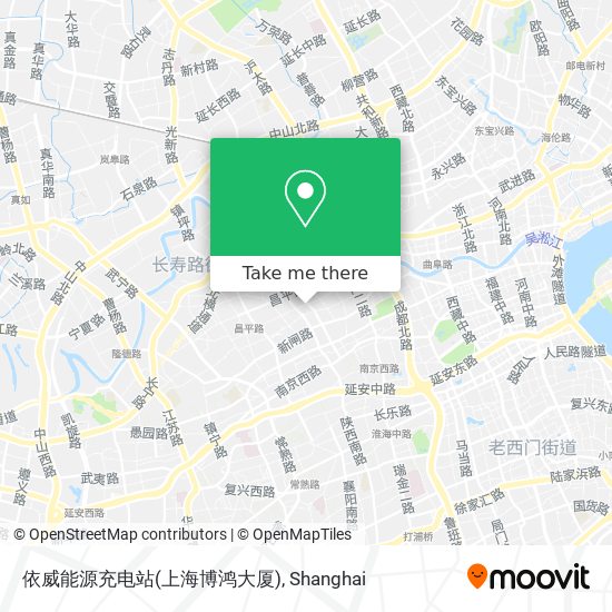 依威能源充电站(上海博鸿大厦) map