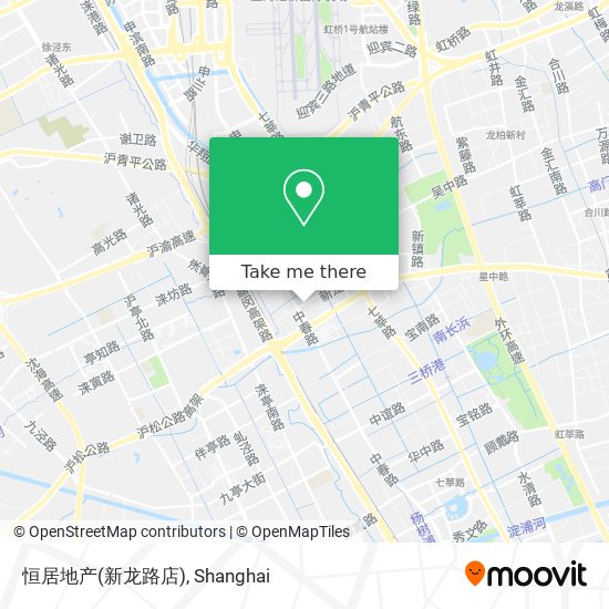 恒居地产(新龙路店) map