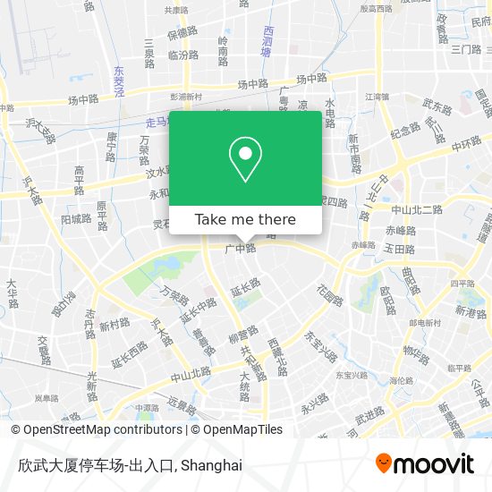 欣武大厦停车场-出入口 map