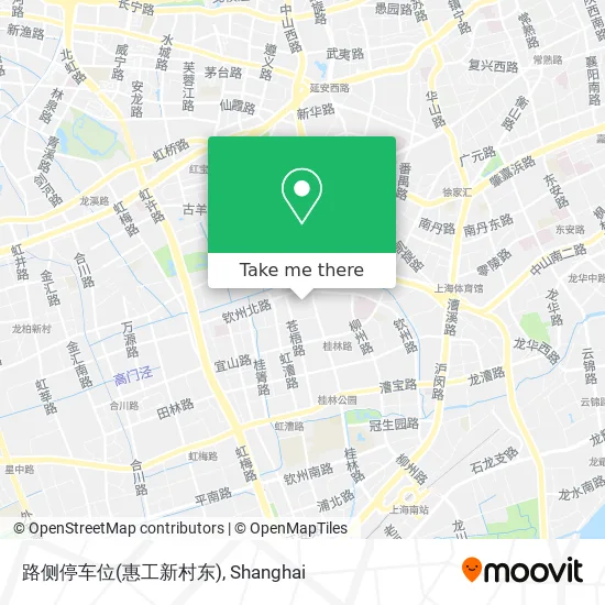 路侧停车位(惠工新村东) map