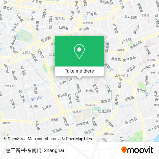 惠工新村-东南门 map