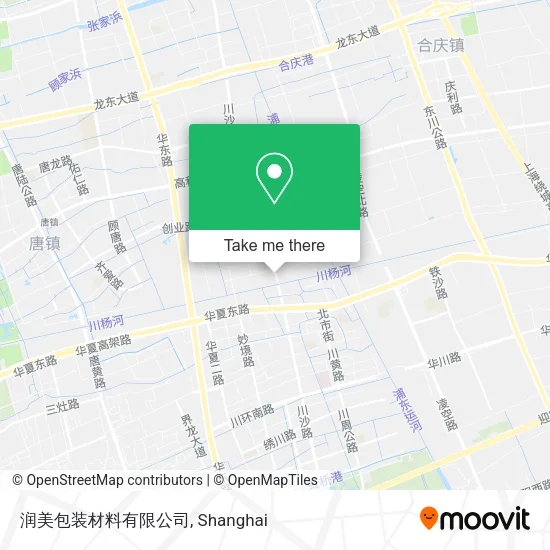 润美包装材料有限公司 map