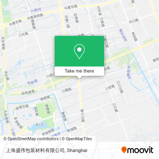 上海盛伟包装材料有限公司 map