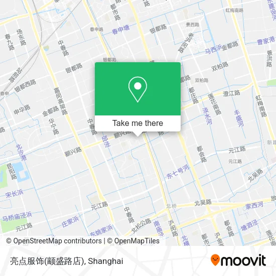亮点服饰(颛盛路店) map