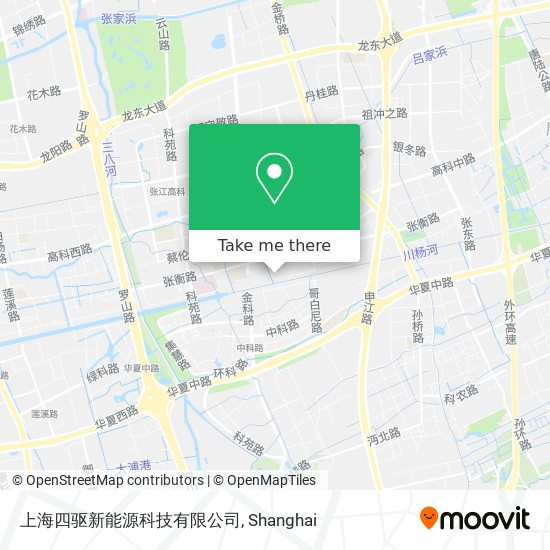 上海四驱新能源科技有限公司 map