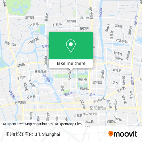 乐购(松江店)-北门 map