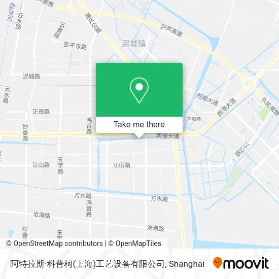 阿特拉斯·科普柯(上海)工艺设备有限公司 map