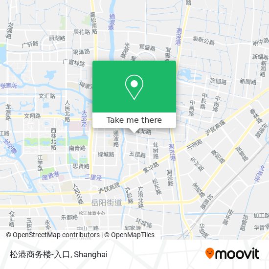 松港商务楼-入口 map