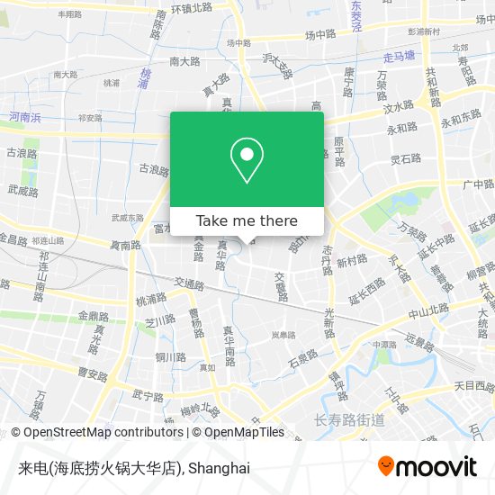 来电(海底捞火锅大华店) map