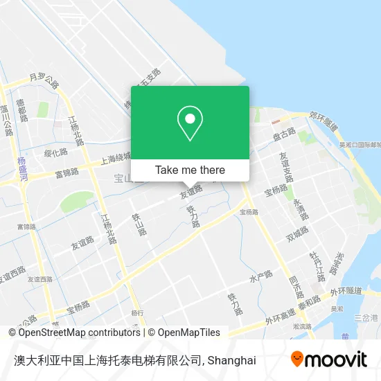 澳大利亚中国上海托泰电梯有限公司 map