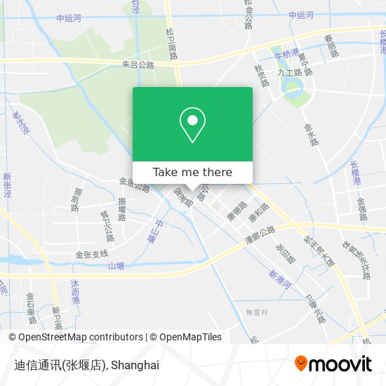 迪信通讯(张堰店) map