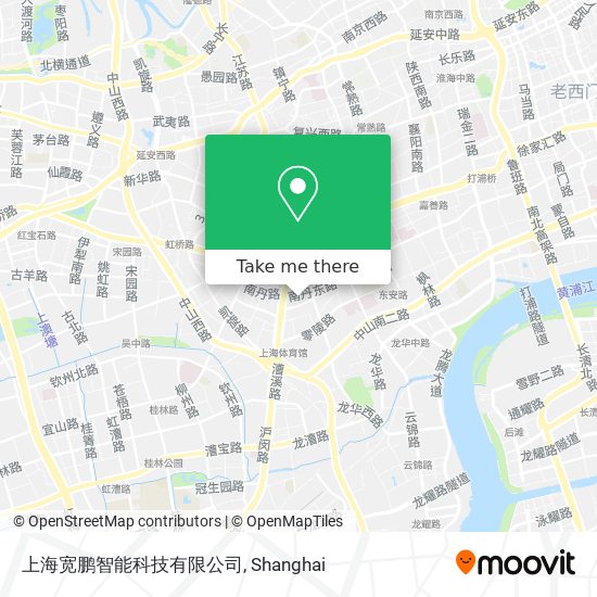 上海宽鹏智能科技有限公司 map