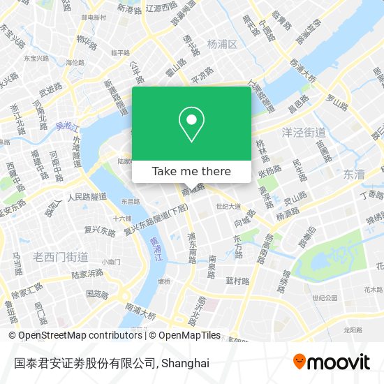 国泰君安证劵股份有限公司 map
