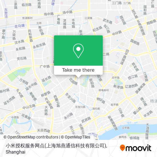 小米授权服务网点(上海旭燕通信科技有限公司) map