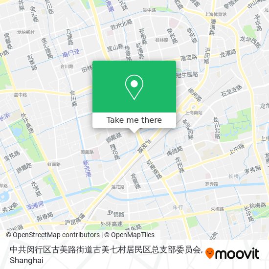 中共闵行区古美路街道古美七村居民区总支部委员会 map