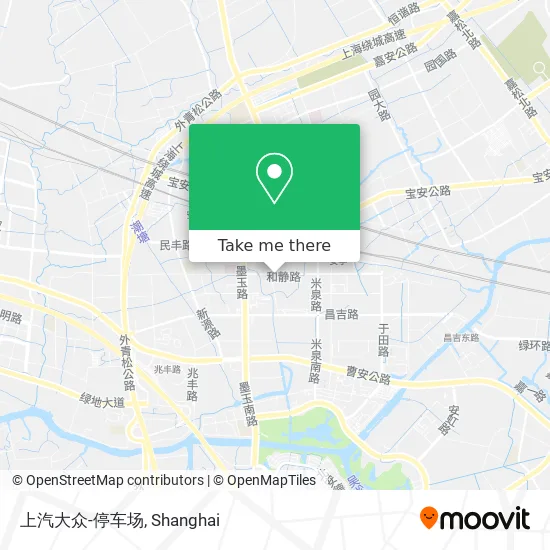 上汽大众-停车场 map