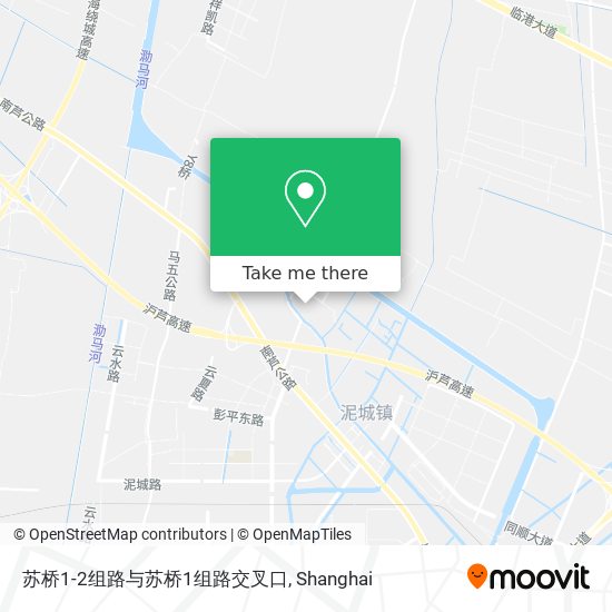 苏桥1-2组路与苏桥1组路交叉口 map