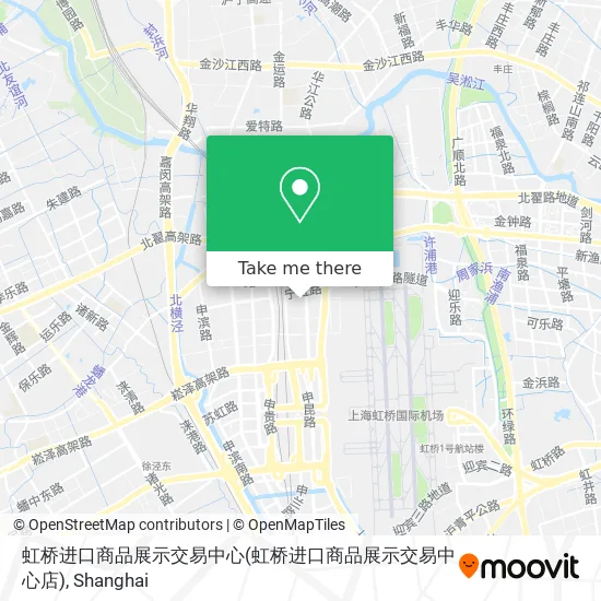 虹桥进口商品展示交易中心(虹桥进口商品展示交易中心店) map