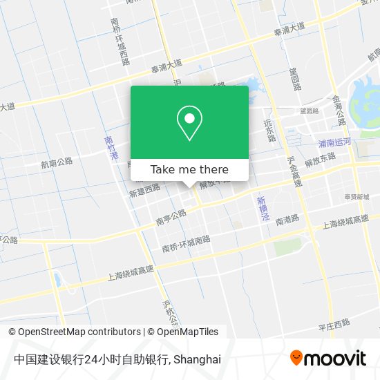 中国建设银行24小时自助银行 map