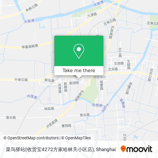 菜鸟驿站(收货宝4272方家哈林天小区店) map