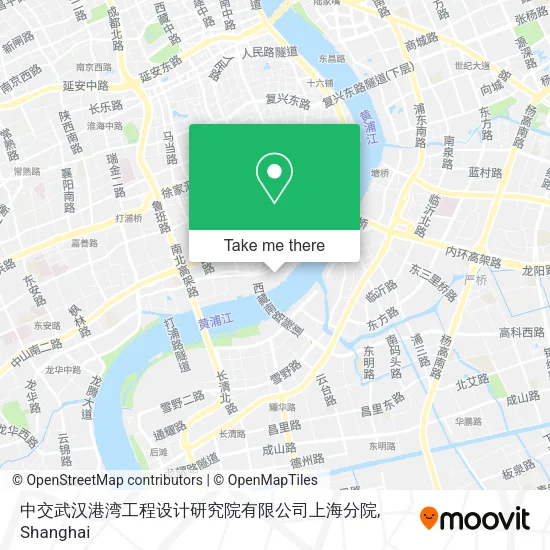 中交武汉港湾工程设计研究院有限公司上海分院 map