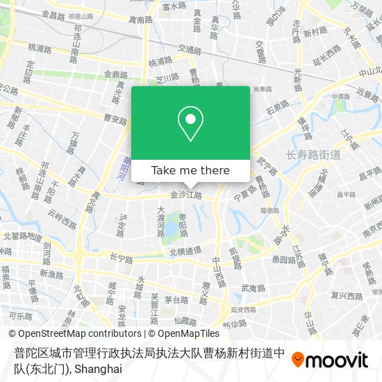 普陀区城市管理行政执法局执法大队曹杨新村街道中队(东北门) map