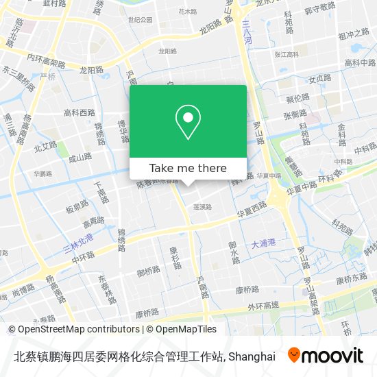 北蔡镇鹏海四居委网格化综合管理工作站 map