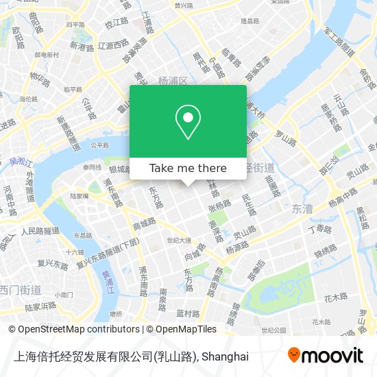 上海倍托经贸发展有限公司(乳山路) map