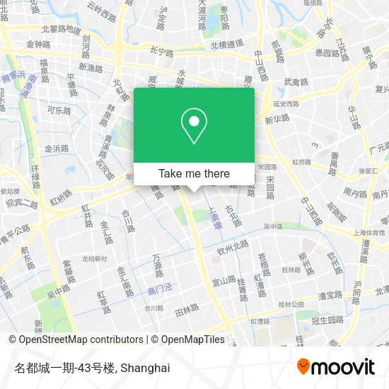 名都城一期-43号楼 map