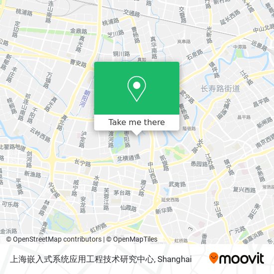 上海嵌入式系统应用工程技术研究中心 map
